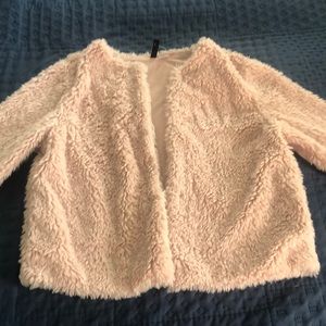 Pink Divided furry jacket